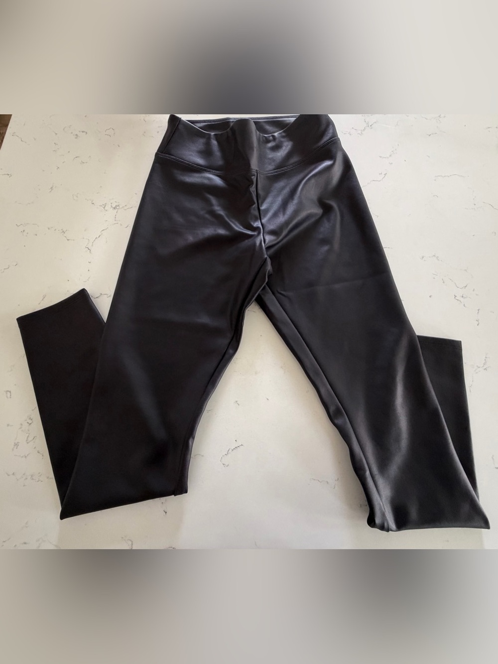 Express Faux Leather Leggings - Black
